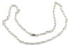 Sterling Silver 18 in Link Necklace